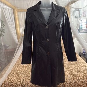 Bebe Black Trench Coat